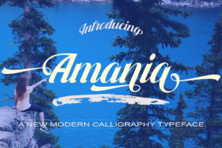 Amania Font: Stylish Calligraphy for Small Business Branding