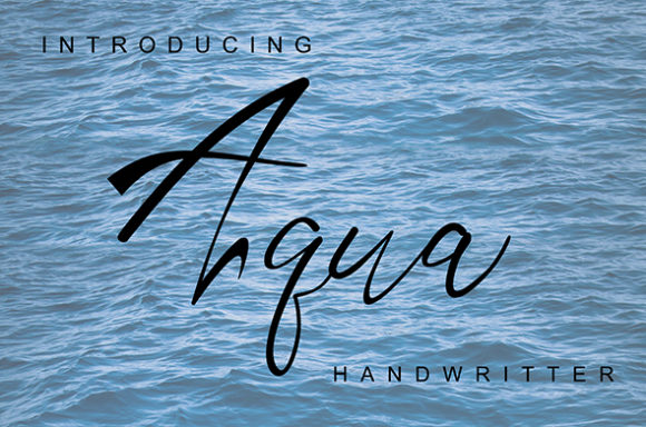 Aqua Font Review: Adding Personality to Campaign Visuals