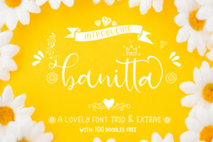 Banitta Family Font: Sweet Script for Handmade Products