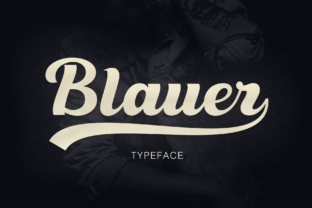 Blauer Font: Modern Script Typography for Small Business Branding