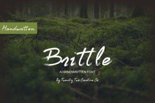 Brittle Font: Organic Typography for Editorial Design