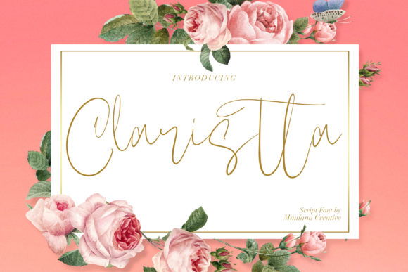 Claristta Font: Adding Handcrafted Charm to Brand Identity