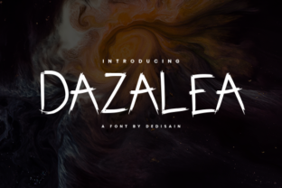Dazalea: A Brush Font for Editorial Design