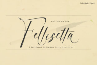 Fellisetta Font: Modern Script for Digital Campaigns
