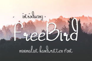 Freebird Font: A Handwritten Typeface for Modern Web Design