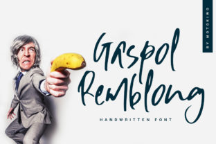 Gaspol Remblong Font for Editorial Design