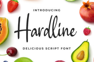 Hardline Font: Modern Script Typography for Web Design