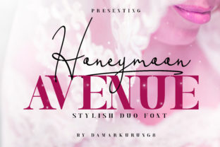 Honeymoon Avenue Font: A Handwritten Typeface for Crafters