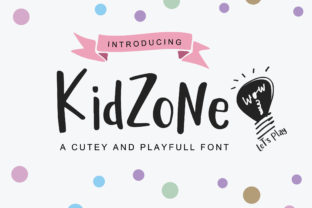 Kidzone Font: A Designer’s Test for Playful Branding