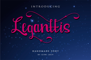 Leganttis Font: A Playful Script for Editorial Design