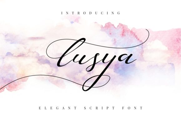 Lusya Font: Elevating Editorial Design with Elegant Script