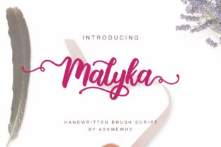 Malyka Font: Elevating Editorial Design with Elegant Script