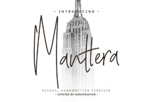 Manterra Font: Authentic Handwriting for Small Business Branding