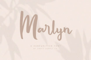 Marlyn Font: A Stunning Handwritten Typeface for Crafters