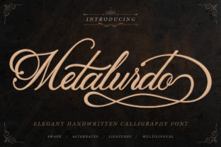 Metalurdo Font: Elegant Script for Business Branding