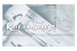 Raconteurs Font Review: Elegant Script for Luxury Branding