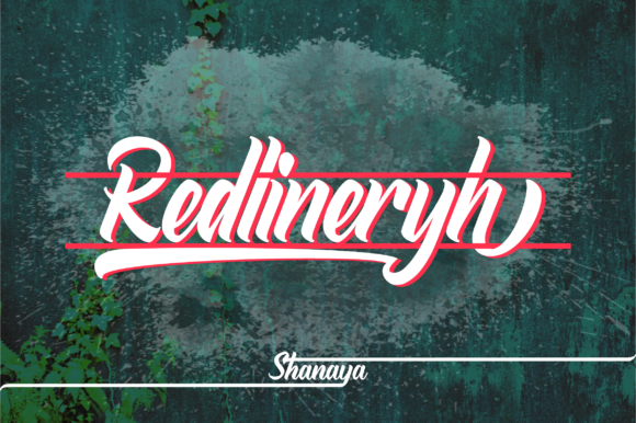 Redlineryh Font: Bold Script for Editorial Layouts
