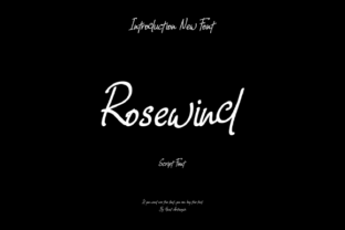 Rosewind Font: Elegant Script for Small Business Branding